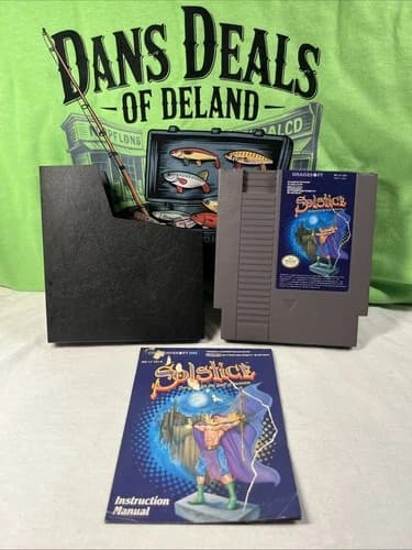 Vintage Nintendo Solstice: Quest for the Staff of Demnos Great Condition