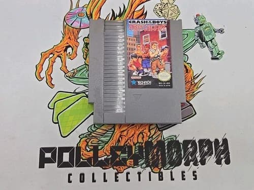 Crash N the Boys Street Challenge Nintendo NES Authentic Cartridge Only *TESTED*