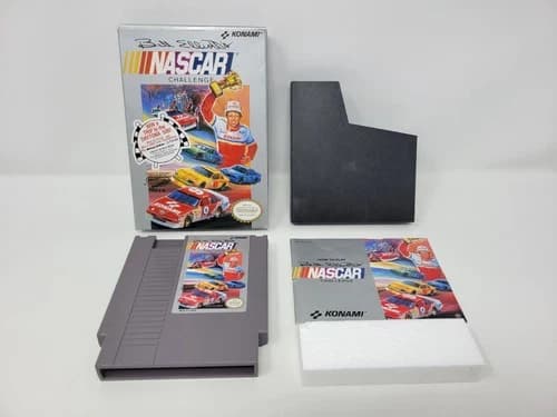 Bill Elliott's NASCAR Challenge NES Nintendo Complete CIB Great Condition NICE!