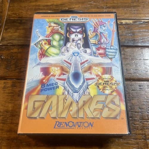 Gaiares (Sega Genesis, 1990) COMPLETE TESTED WORKING