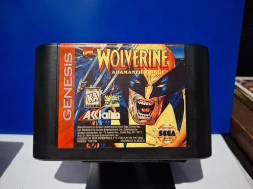 SEGA GENESIS GAME CARTRIDGE ONLY CART Wolverine Adamantium Rage VINTAGE