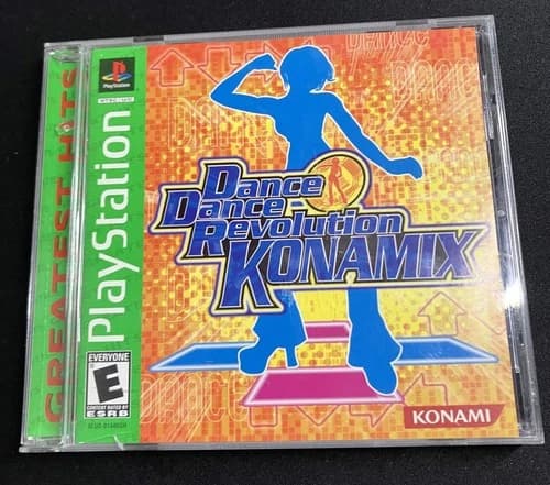 PS1 - Dance Dance Revolution Konamix PS1 PlayStation 1 CIB Greatest Hits Tested