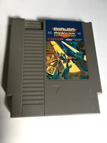 Bionic Commando (Nintendo Entertainment System, 1988) NES - TESTED - FREE SHIP