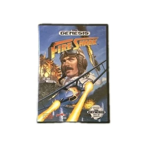 Fire Shark Sega Genesis 1990 CIB Complete With Box