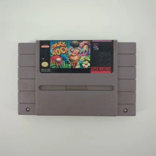Chuck Rock SNES (Super Nintendo Entertainment System, 1992)