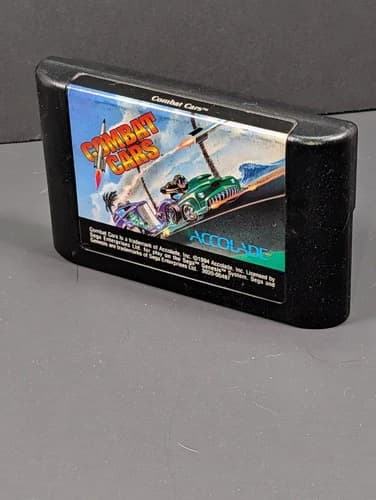 Combat Cars (Sega Genesis, 1994) ~ Cartridge Only ~ Cleaned & Tested