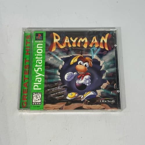 Rayman (Sony PlayStation 1 PS1, 1995) Greatest Hits CIB Complete