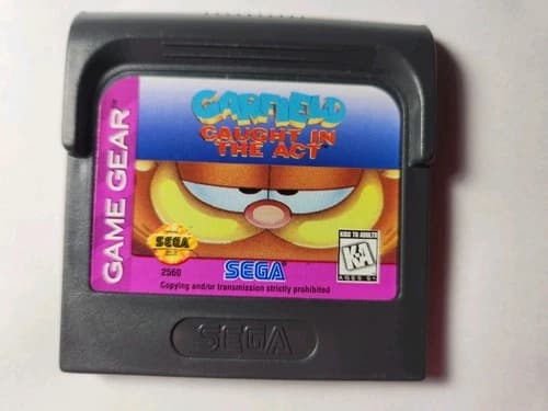 Garfield Caught in the Act - Sega Game Gear Cartridge Only