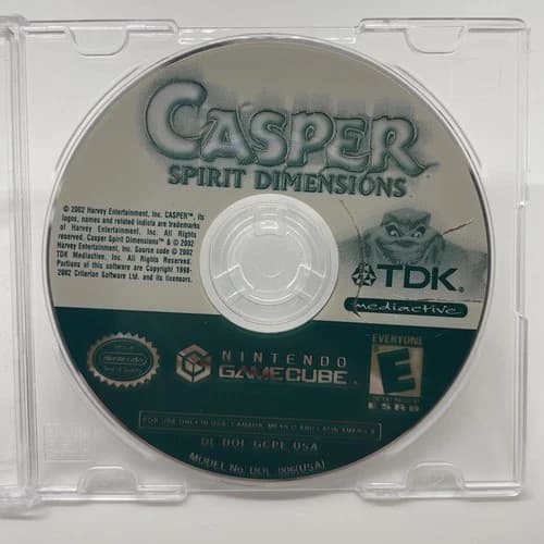 Casper: Spirit Dimensions (Nintendo GameCube, 2002) DISC ONLY