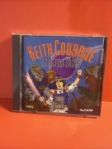 Keith Courage in Alpha Zones Turbo Grafx 16 Turbo Graphics TG16 CIB-TESTED!!