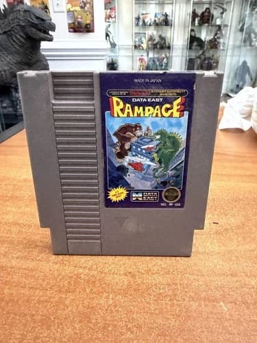 Rare! Rampage Nintendo NES Data East Cart Only