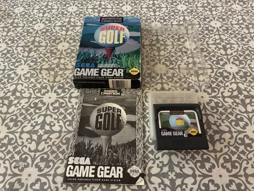 SEGA GAME GEAR SUPER GOLF COMPLETE
