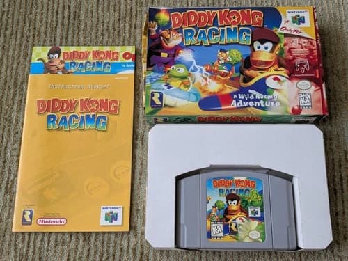 Diddy Kong Racing Nintendo 64 N64 Complete CIB Tested Working