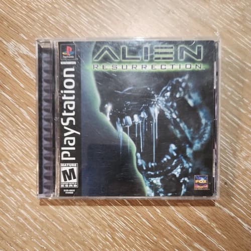 Alien Resurrection (Sony PlayStation 1, 2000) Complete CIB w/ Registration Card