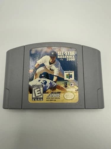 All-Star Baseball 2000 Nintendo 64, 1999, Authentic N64, Cleaned, Tested