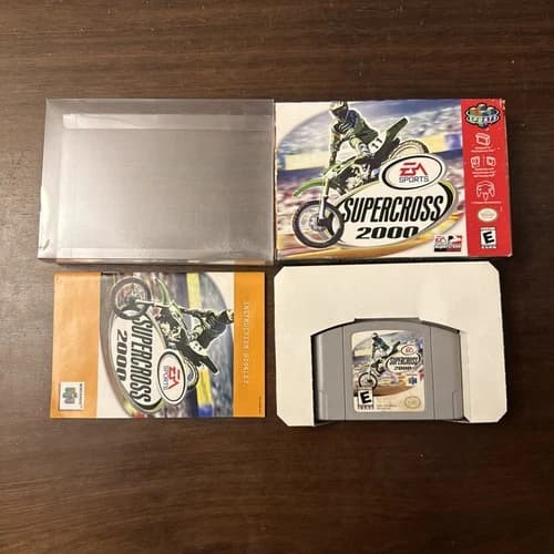 Supercross 2000 (Nintendo 64 N64) Complete - Tested - Authentic