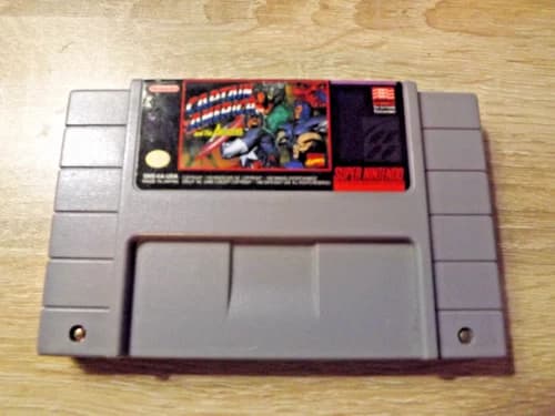 Captain America and the Avengers (Nintendo SNES) Authentic Cart Only Working