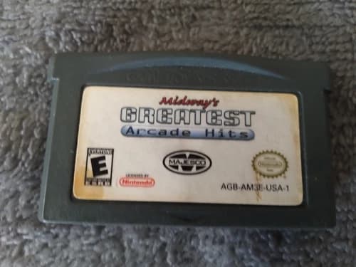 Midway's Greatest Arcade Hits Nintendo Game Boy Advance GBA TESTED