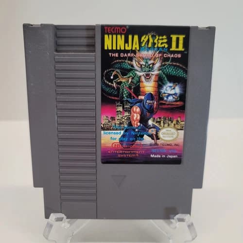 Ninja Gaiden II The Dark Sword of Chaos (Nintendo NES) Tested Retro 80s Game