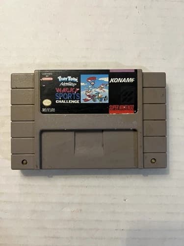 Tiny Toon Adventures Wacky Sports Challenge (Super Nintendo SNES) game !
