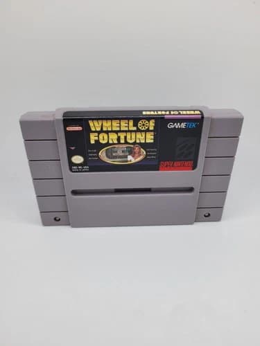 Wheel of Fortune - Super Nintendo SNES - Authentic - Tested - Fast Shipping!