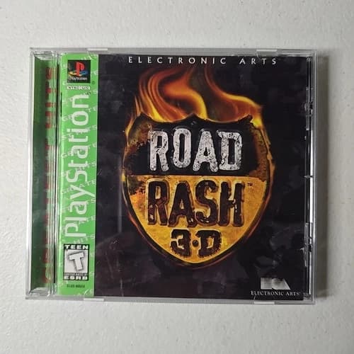 Road Rash 3D PS1 (Sony PlayStation 1, 1998) CIB Greatest Hits