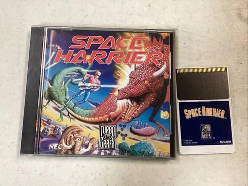 Space Harrier (TurboGrafx-16, 1988) CIB Manual Tested