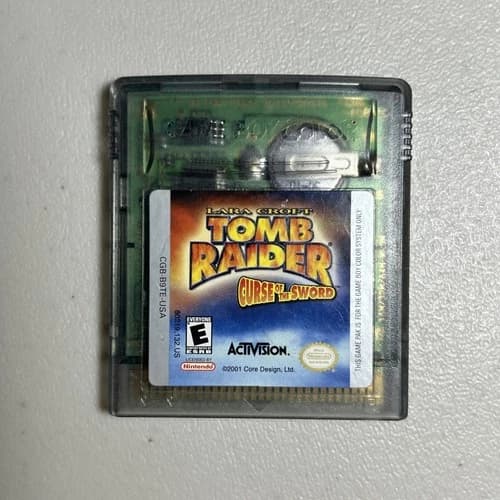 Tomb Raider: Curse of the Sword (Nintendo Game Boy Color) Authentic - TESTED