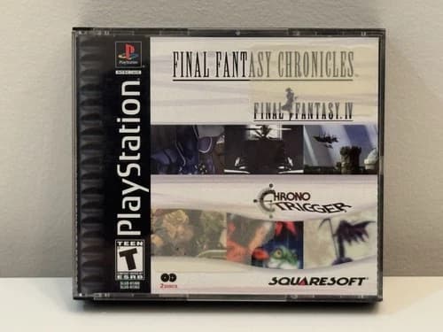 Final Fantasy Chronicles - Black Label CIB - PlayStation PS1