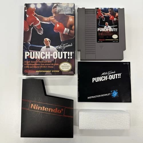 Mike Tyson's Punch-Out NES (Nintendo Entertainment System, 1987) CIB Authentic