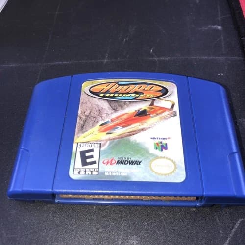 Hydro Thunder (Nintendo 64, 2000) N64 Authentic Cartridge Tested -rare Blue