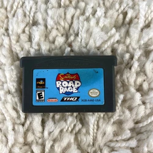 The Simpsons: Road Rage (Nintendo Gameboy Advance, 2003) GBA Tested