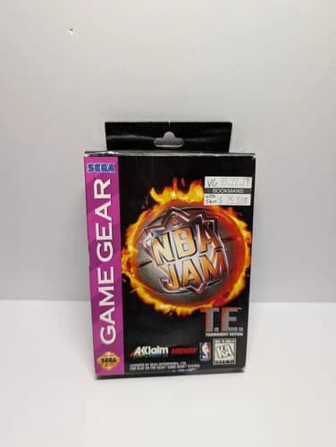 NBA Jam T.E. (Sega Game Gear, 1994) CIB Authentic Tested