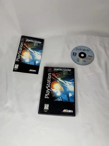 Jupiter Strike Playstation 1 PS1 Long Box CIB Complete Tested Working! Authentic