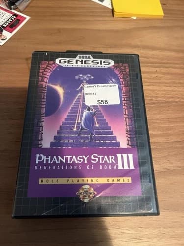 Phantasy Star III: Generations of Doom (Sega Genesis, 1991)
