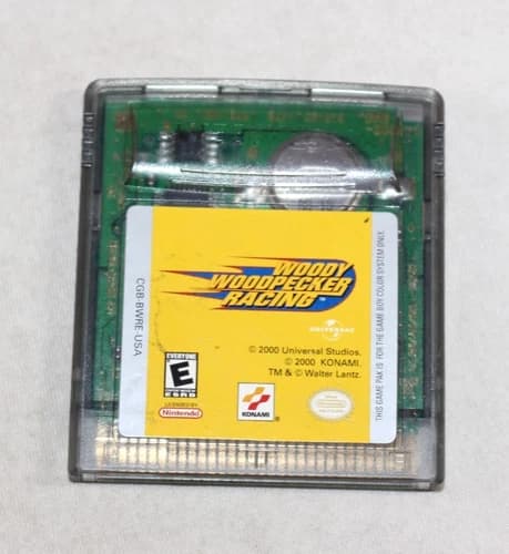Woody Woodpecker Racing GBC Game Boy Color Great Condition! Tested! NICE!