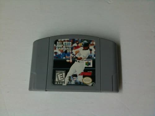 All-Star Baseball 99 Cartridge only Cleaned & Tested Works Great N64 E39