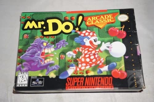 Mr Do (Super Nintendo SNES) Complete in Box w/ Reg Card CIB
