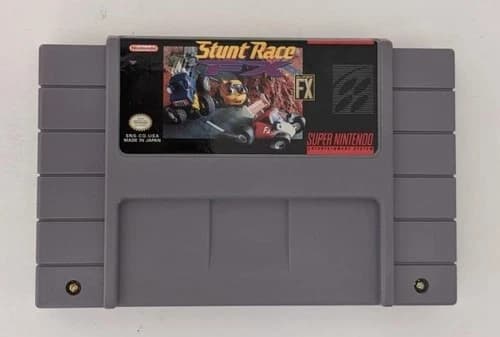 Stunt Race FX Super Nintendo Entertainment System 1994) game only works SNES