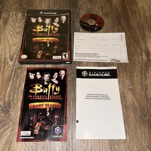 CIB Buffy the Vampire Slayer: Chaos Bleeds GameCube Complete Tested W/ Reg Card