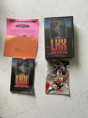 LHX Attack Chopper (Sega Genesis, 1992) Complete