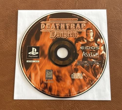 Deathtrap Dungeon (Sony PlayStation 1, 1998) Disc Only (Tested Working)