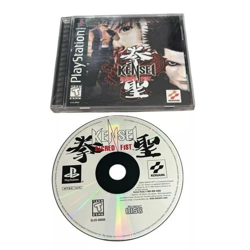 Kensei: Sacred Fist (Sony PlayStation 1) PS1 Complete with Registration Card