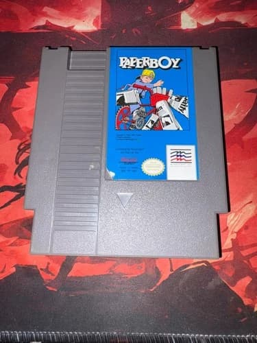 Paperboy NES Nintendo Game Cartridge Vintage Mindscape Label Tested Works Good