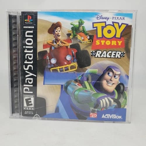 Toy Story Racer Black Label Playstation 1 PS1 CIB with Manual Tested Working VG
