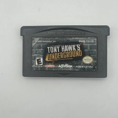 Tony Hawk's Underground Nintendo Gameboy Advance Gba