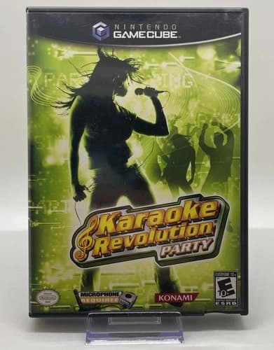 Karaoke Revolution Party (Nintendo GameCube, 2005) Complete With Manual