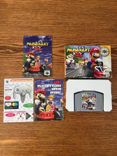 Nintendo 64 N64 Authentic Mario Kart 64 CIB