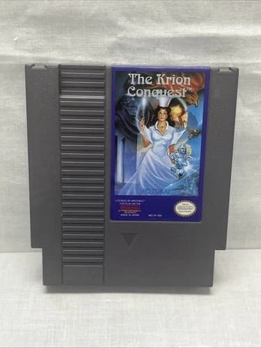 NES The Krion Conquest (Nintendo Entertainment System, 1991) Tested Working