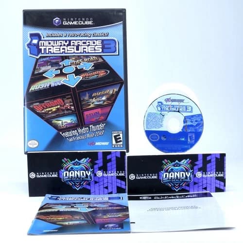 Midway Arcade Treasures 3 GC CIB W/ Manual - GameCube